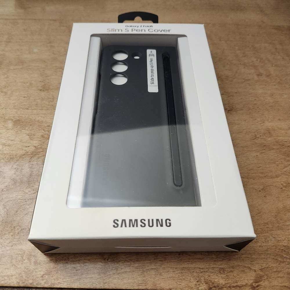 Samsung Slim S Pen Cover Case with Built-in New Compact S Pen for Galaxy Z Fold5